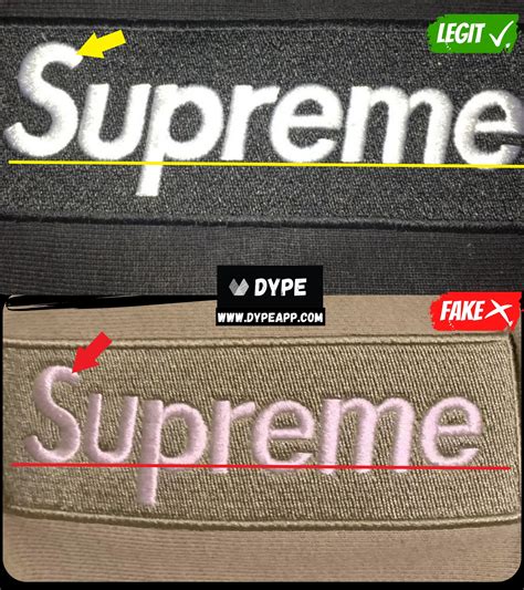 fake supreme shirts|supreme authentication check by ch.